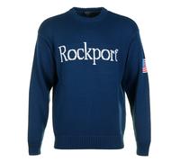 Bruce 7GG Front Logo Knit Sweatshirt Navy, XXL