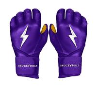 BRUCE BOLT Original Series Long Cuff Purple Batting Glove - Purple Small