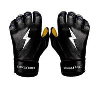 BRUCE BOLT Original Series Short Cuff Batting Gloves - Classic Edition - Black - XLarge