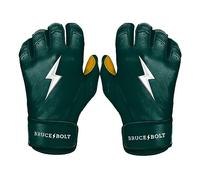 BRUCE BOLT Original Series Short Cuff Batting Gloves - Classic Edition - Solid Green - XXLarge
