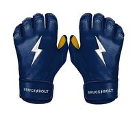 BRUCE BOLT Original Series Short Cuff Batting Gloves - Classic Edition - Solid Navy - Youth Large