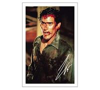 Bruce Campbell - Evil Dead Signed 12x8 Inch Photo Print With Pre Printed Signature Autograph Gift Wall Art, Artwork