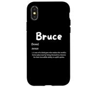 Bruce Definition Personalized Name Custom Costume For Bruces Case for iPhone X/XS