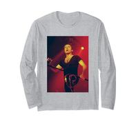 Bruce Dickinson Of Iron Maiden Live In Paris Long Sleeve T-Shirt
