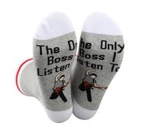 Bruce Fans Socks Rock Music Lover Gifts The Only Boss I Listen To Singer Socks For Fans (Only Boss uk)