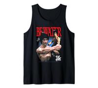 Bruce Lee Be Water Retro Martial Arts Poses Retro Movie Tank Top