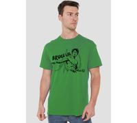 Bruce Lee Brush Lee T-Shirt, Kelly Green | Size: Small Bruce Lee Green S