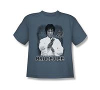 Bruce Lee - Concentrate Youth T-Shirt In Slate, X-Large, Slate