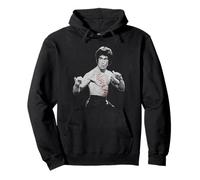 Bruce Lee Enter The Dragon Bloody Claw Marks Poster Pullover Hoodie