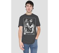 Bruce Lee Focused Rage T-Shirt, Charcoal Bruce Lee Grey XXXL