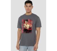 Bruce Lee Fury T Shirt, Charcoal Bruce Lee Charcoal L
