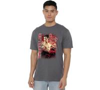 Bruce Lee Fury Unisex T Shirt, Charcoal, X-Large