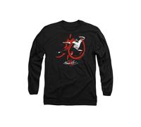 Bruce Lee High Flying Long Sleeve T-Shirt, Black | Size: Large Bruce Lee Black L