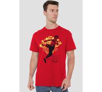 Bruce Lee Immortal Dragon T-Shirt, Red | Size: Large Bruce Lee Red L