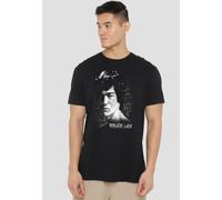 Bruce Lee In Your Face T-Shirt, Black | Size: Small Bruce Lee Black S
