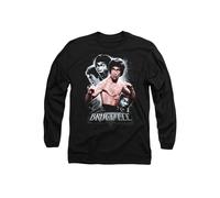 Bruce Lee Inner Fury Unisex Long Sleeve T Shirt, Black, X-Large