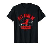 Bruce Lee Jeet Kune Do Be Water Flying Kick Silhouette T-Shirt