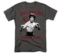 Bruce Lee Jeet Kune Do Unisex T Shirt, Charcoal, X-Large