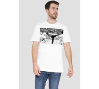 Bruce Lee Kick To The Head T Shirt, White Bruce Lee White L