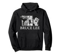Bruce Lee Kung Fu Movie Montage Martial Arts Legend Pullover Hoodie