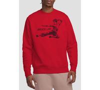 Bruce Lee Line Kick Sweatshirt, Red Bruce Lee Red M