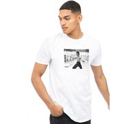 Bruce Lee Men's Battle T-Shirt in White | Size: Large Bruce Lee White L