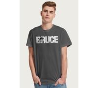 Bruce Lee Men's Enter The Dragon Bruce Silhouette T-Shirt in Charcoal | Size: Small Bruce Lee Charcoal S