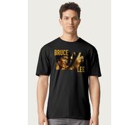 Bruce Lee Men's Game Of Death Smile T-Shirt in Black | Size: XL Bruce Lee Black XL