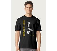 Bruce Lee Men's Martial Arts Legend Jeet Kune Do T-Shirt in Black | Size: 2XL Bruce Lee Black 2XL