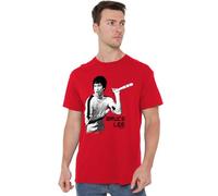Bruce Lee Nunchucks Unisex T Shirt, Red
