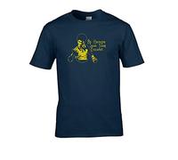 Bruce Lee Quote- Be Stronger Than Your Excuse- Men's T-Shirt Navy