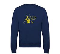 Bruce Lee Quote- Be Stronger Than Your Excuse- Sweatshirt Jumper Blue