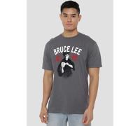 Bruce Lee Ready T Shirt, Charcoal Bruce Lee Charcoal XXXL