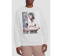 Bruce Lee Revving Up Sweatshirt, White | Size: Large Bruce Lee White L