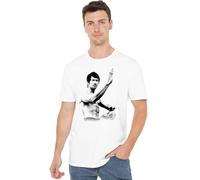 Bruce Lee Serenity Unisex T Shirt, White, XX-Large