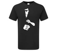 Bruce Lee Shadow T-Shirt Worn by Tony Stark Avengers/Movie/Kick Mens Ladies Kids