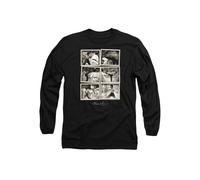 Bruce Lee Snap Shots Long Sleeve T-Shirt, Black Bruce Lee Black XL