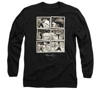Bruce Lee Snap Shots Unisex Long Sleeve T Shirt, Black, L