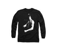 Bruce Lee Stance Long Sleeve T-Shirt, Black Bruce Lee Black L