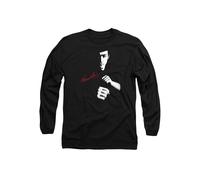 Bruce Lee The Dragon Awaits Long Sleeve T-Shirt, Black | Size: Medium Bruce Lee Black M