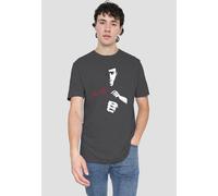 Bruce Lee The Dragon Awaits T-Shirt, Charcoal in Grey | Size: 3XL Bruce Lee Grey 3XL