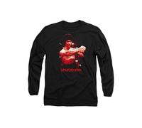 Bruce Lee The Shattering Fist Long Sleeve T-Shirt, Black Bruce Lee Black S