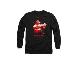 Bruce Lee The Shattering Fist Long Sleeve T-Shirt, Black | Size: Small Bruce Lee Black S