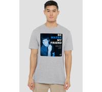 Bruce Lee Water T-Shirt, Athletic Heather in Grey | Size: 5XL Bruce Lee Grey 5XL