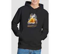 Bruce Lee Yellow Dragon Hoodie, Black Bruce Lee Black M