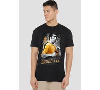 Bruce Lee Yellow Dragon T Shirt, Black Bruce Lee Black S