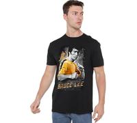 Bruce Lee Yellow Dragon Unisex T Shirt, Black, XX-Large