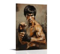 Bruce LeeArt Canvas Print of Oil Paintings Reproduction Modern Canvas Print Artwork Abstract Landscape Pictures Printed on Canvas Wall Art for Home Office DecorationsFrame-style24x36inch(60x90cm)
