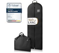 Bruce.® Premium Garment Bags 160x60cm, Breathable Clothes Covers for Coats, Jackets, Dresses & Suits, Durable Travel Suit Carrier Bag, Moth-Proof Suit Protector for Wardrobe Storage
