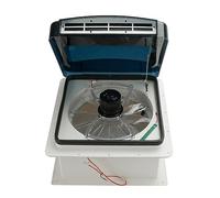 Bruce & Shark 14" RV for Caravan Roof Vent RV Fan 12V Skylight With Remote Control 10 Speeds